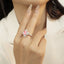 GENUINE PINK DIAMOND & DIAMOND RING (#:MQJZ02)