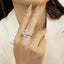 GENUINE PINK DIAMOND & DIAMOND RING (#:MQJZ02)