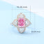 GENUINE PINK DIAMOND & DIAMOND RING (#:MQJZ02)