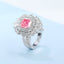 GENUINE PINK DIAMOND & DIAMOND RING(#:MQJZ03)