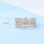 GENUINE 0.84 CTW PINK DIAMOND & DIAMOND RING (#:MQJZ06)