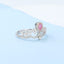 GENUINE 0.68 CTW PINK DIAMOND & DIAMOND RING (#:MQJZ07)