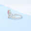 GENUINE 0.68 CTW PINK DIAMOND & DIAMOND RING (#:MQJZ07)