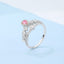 GENUINE 0.68 CTW PINK DIAMOND & DIAMOND RING (#:MQJZ07)