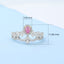 GENUINE 0.68 CTW PINK DIAMOND & DIAMOND RING (#:MQJZ07)