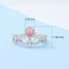 GENUINE 0.68 CTW PINK DIAMOND & DIAMOND RING (#:MQJZ07)