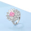 GENUINE PINK DIAMOND & DIAMOND RING/PENDANT(#:MQJZ08)