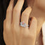 GENUINE 0.75 CTW PINK DIAMOND & DIAMOND RING(#:MQJZ11)