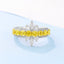 GENUINE 1.72 CTW YELLOW DIAMOND & DIAMOND RING(#:MQJZ14)