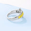 GENUINE 1.72 CTW YELLOW DIAMOND & DIAMOND RING(#:MQJZ14)