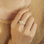 GENUINE 1.72 CTW YELLOW DIAMOND & DIAMOND RING(#:MQJZ14)