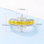 GENUINE 1.72 CTW YELLOW DIAMOND & DIAMOND RING(#:MQJZ14)