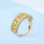 GENUINE 1.76 CTW YELLOW DIAMOND & DIAMOND RING (#:MQJZ20)