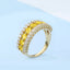 GENUINE 1.76 CTW YELLOW DIAMOND & DIAMOND RING (#:MQJZ20)
