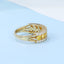 GENUINE 1.76 CTW YELLOW DIAMOND & DIAMOND RING (#:MQJZ20)