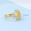 GENUINE YELLOW DIAMOND & DIAMOND RING(#:MQJZ24)