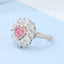 GENUINE PINK DIAMOND & DIAMOND RING(#:MQJZ25)