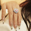 GENUINE PINK DIAMOND & DIAMOND RING(#:MQJZ25)