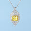 GENUINE YELLOW DIAMOND & DIAMOND Necklace(#:MQXL01)