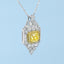 GENUINE YELLOW DIAMOND & DIAMOND Necklace(#:MQXL01)