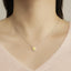 GENUINE YELLOW DIAMOND & DIAMOND NECKLACE(#:P1038)