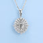 GENUINE YELLOW DIAMOND & DIAMOND NECKLACE(#:P1039)