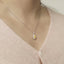 GENUINE YELLOW DIAMOND & DIAMOND NECKLACE(#:P1039)