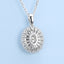 GENUINE YELLOW DIAMOND & DIAMOND NECKLACE(#:P1040)