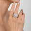 SOLID GOLD LAB-GROWN VVS FANCY VIVID PINK DIAMD & DIAMOND RING (#:SY031P-R)