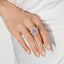 SOLID GOLD LAB-GROWN VVS FANCY VIVID PINK DIAMOND & DIAMOND RING (#:SY028P-R)