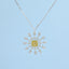 GENUINE YELLOW DIAMOND & DIAMOND NECKLACE (#:XL010-Y)