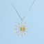 GENUINE YELLOW DIAMOND & DIAMOND NECKLACE (#:XL010-Y)