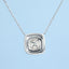 GENUINE YELLOW DIAMOND & DIAMOND NECKLACE (#:XL163-Y)