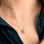 GENUINE YELLOW DIAMOND & DIAMOND NECKLACE (#:XL010-Y)