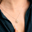 GENUINE YELLOW DIAMOND & DIAMOND NECKLACE (#:XL010-Y)