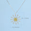 GENUINE YELLOW DIAMOND & DIAMOND NECKLACE (#:XL010-Y)