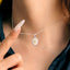 GENUINE YELLOW DIAMOND & DIAMOND NECKLACE (#:XL013-Y)