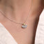 GENUINE YELLOW DIAMOND & DIAMOND NECKLACE (#:XL055-Y )