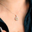 GENUINE YELLOW DIAMOND & DIAMOND NECKLACE (#:XL065-Y)