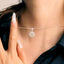 GENUINE YELLOW DIAMOND & DIAMOND NECKLACE (#:XL065-Y)