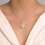 GENUINE YELLOW DIAMOND & DIAMOND NECKLACE (#:XL157-Y )