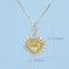 GENUINE YELLOW DIAMOND & DIAMOND NECKLACE (#:XL185-Y)