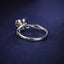 SOLID GOLD 0.58 CTW F-G VVS HEART CUT LAB-GROWN YELLOW DIAMOND&DIAMOND RING(#YDR003)