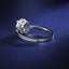 SOLID GOLD 0.50 CTW F-G VVS PEAR CUT LAB-GROWN YELLOW DIAMOND&DIAMOND RING(#YDR005)