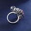 SOLID GOLD LAB-GROWN VVS FANCY VIVID PINK DIAMOND & DIAMOND RING (#:SY024P-R)