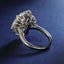 SOLID GOLD LAB-GROWN VVS FANCY VIVID YELLOW DIAMOND & DIAMOND RING (#:SY006Y-R)
