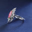 SOLID GOLD LAB-GROWN VVS FANCY VIVID PINK DIAMOND & DIAMOND RING (#:SY030P-R)