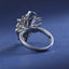 SOLID GOLD LAB-GROWN VVS FANCY VIVID PINK DIAMOND & DIAMOND RING (#:SY030P-R)