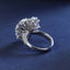 SOLID GOLD LAB-GROWN VVS FANCY VIVID PINK DIAMOND & DIAMOND RING (#:SY017P-R)