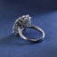 SOLID GOLD LAB-GROWN VVS FANCY VIVID PINK DIAMOND & DIAMOND RING (#:SY028P-R)